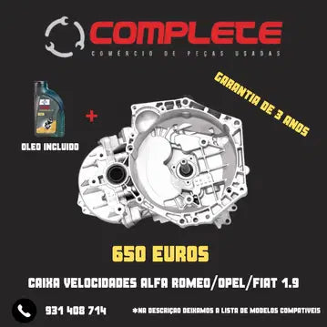 Caixa velocidades recondicionada Alfa 159 /Opel /Fiat 1.9 M32